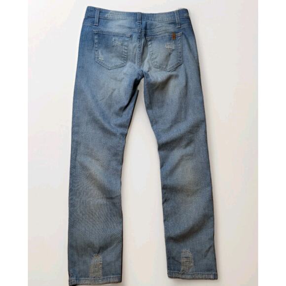 Joe'sJeans Womens 28* Jeans Distressed Whiskered Denim Y2K 90s Grunge Boho - Picture 7 of 9